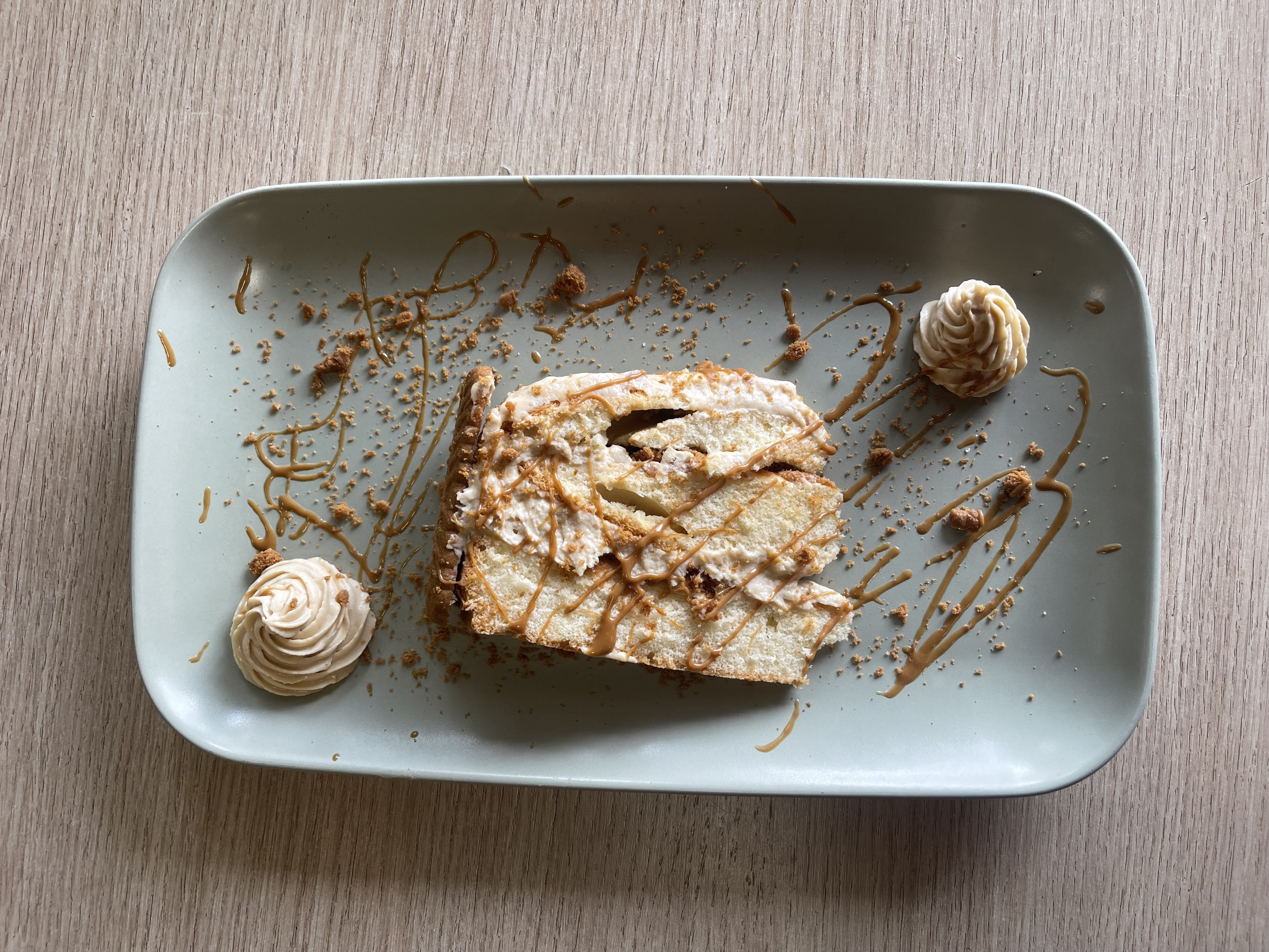 Dessert préparé par L’Alpha Brasserie