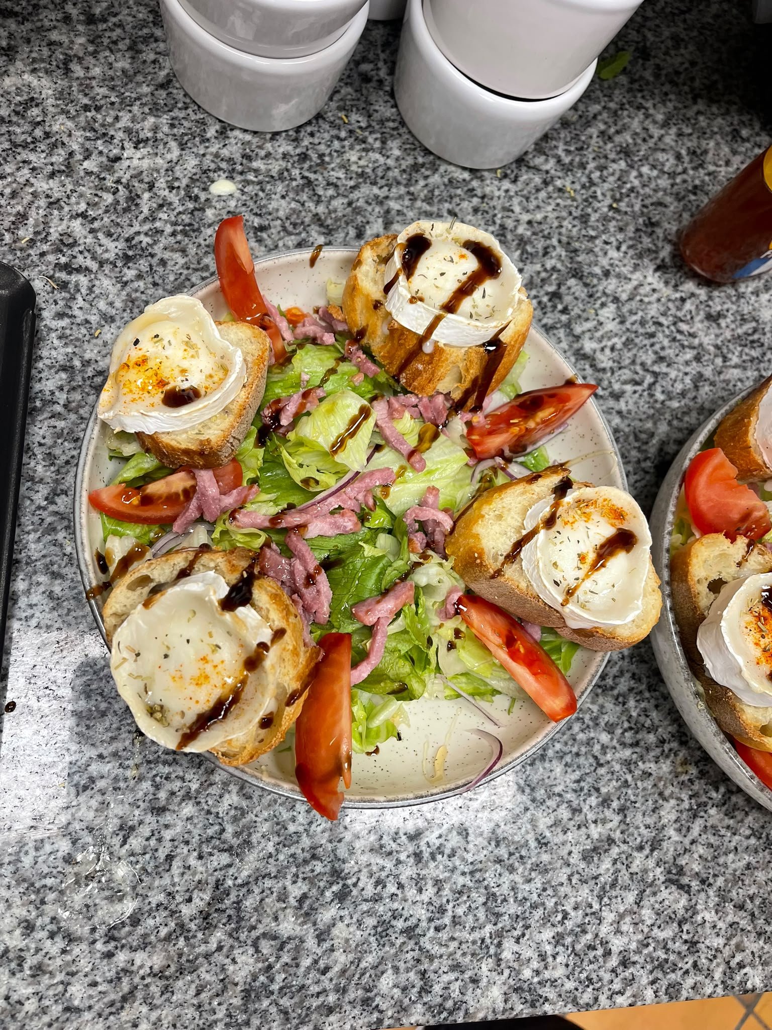 Entrée préparé par L’Alpha Brasserie